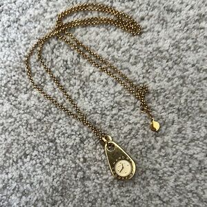 Gold Necklace with Pendant